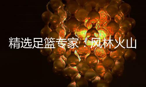 精选足篮专家:风林火山、罗尼同中足彩13万