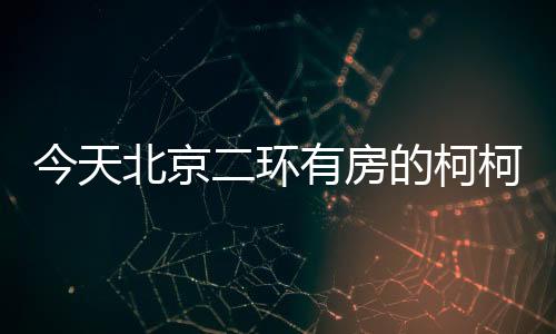 今天北京二环有房的柯柯还完房贷了吗是什么梗