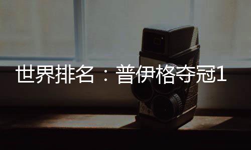 世界排名：普伊格夺冠112位 弗利特伍德升至第三