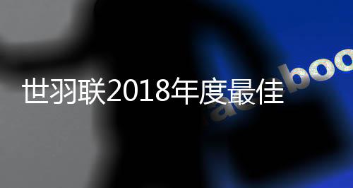 世羽联2018年度最佳奖项一览 年度最佳黄雅琼个人资料