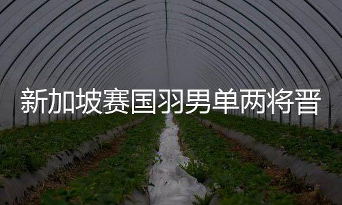 新加坡赛国羽男单两将晋级 高昉洁领衔三女单过关