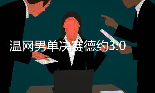 温网男单决赛德约3:0安德森 携大满贯第13冠强势回春
