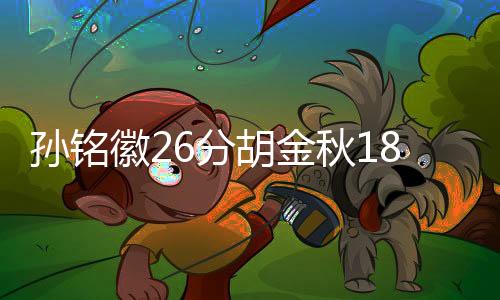 孙铭徽26分胡金秋18+14广厦胜辽宁 张镇麟19分